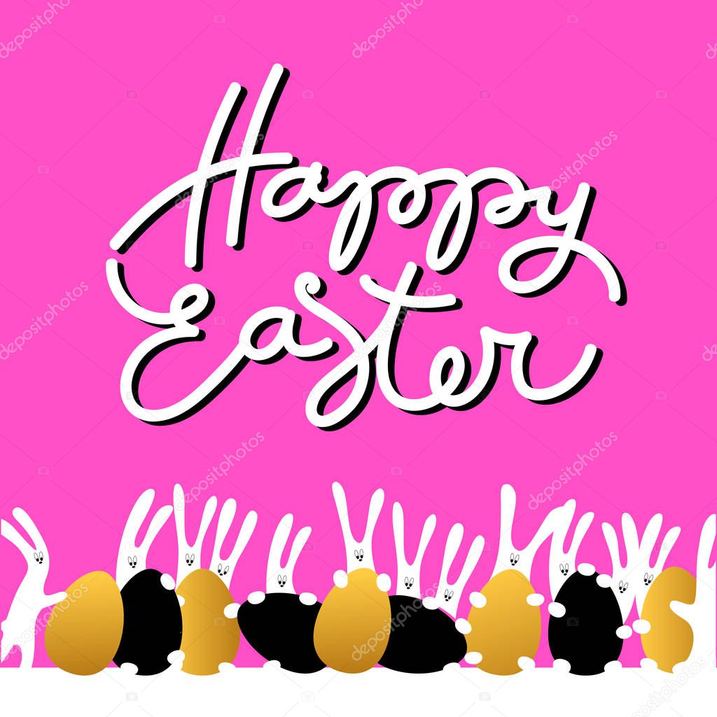 happy easter card template