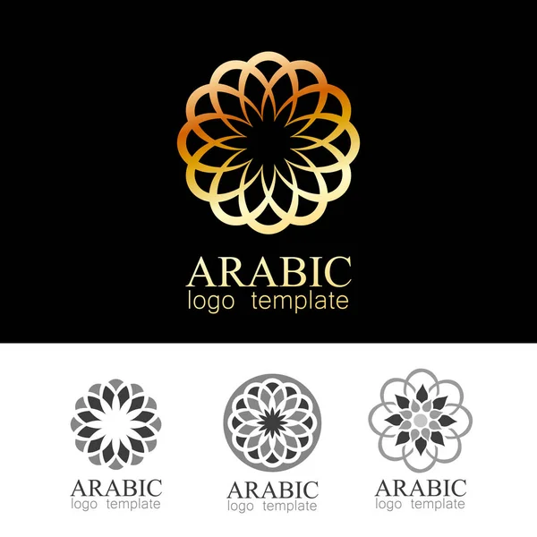 Arab logó sablon — Stock Vector