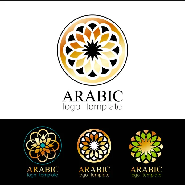 Arab logó sablon — Stock Vector