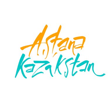 Astana Kazakistan yazı