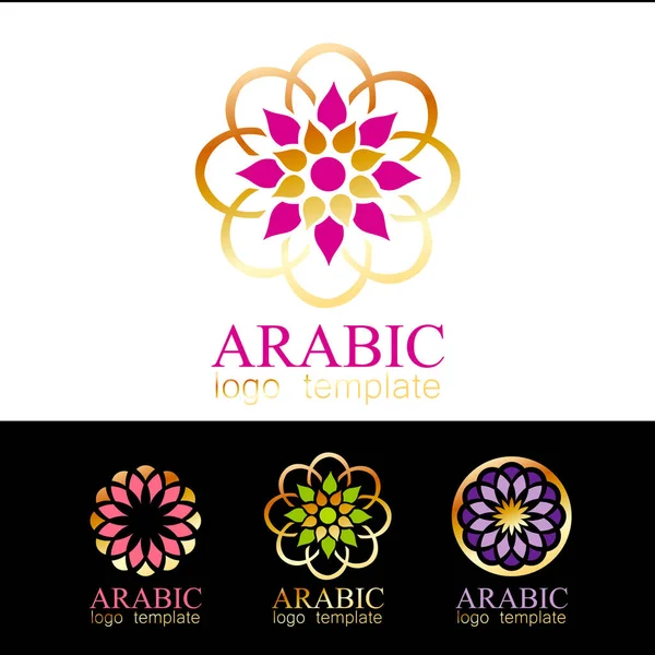 アラビア語のロゴのテンプレート — ストックベクタ