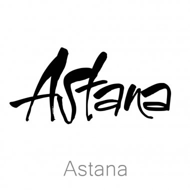 Astana Kazakistan yazı