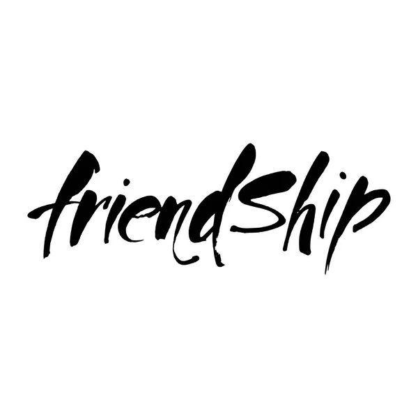 Шаблон букв дружбы — стоковый вектор