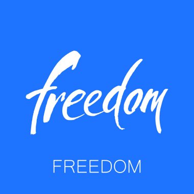 Özgürlük yazı şablonu