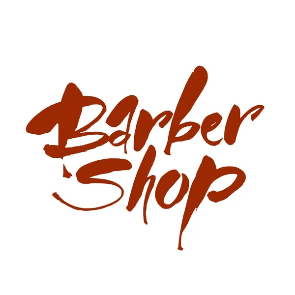 Letras de barbearia — Vetor de Stock