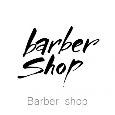 Berber dükkanı harfleri.