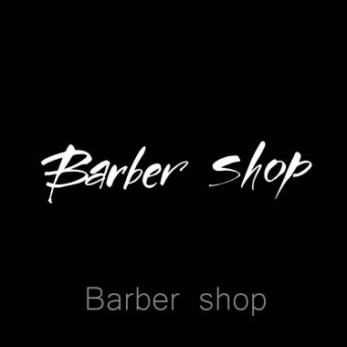 Berber dükkanı harfleri.