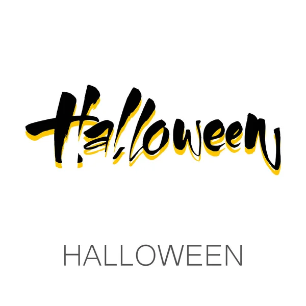 Letras de Halloween feliz — Vetor de Stock