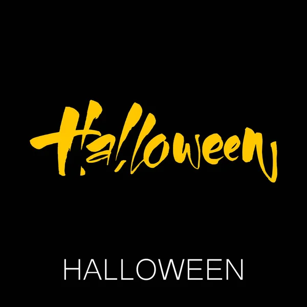 Letras de Halloween feliz — Vetor de Stock