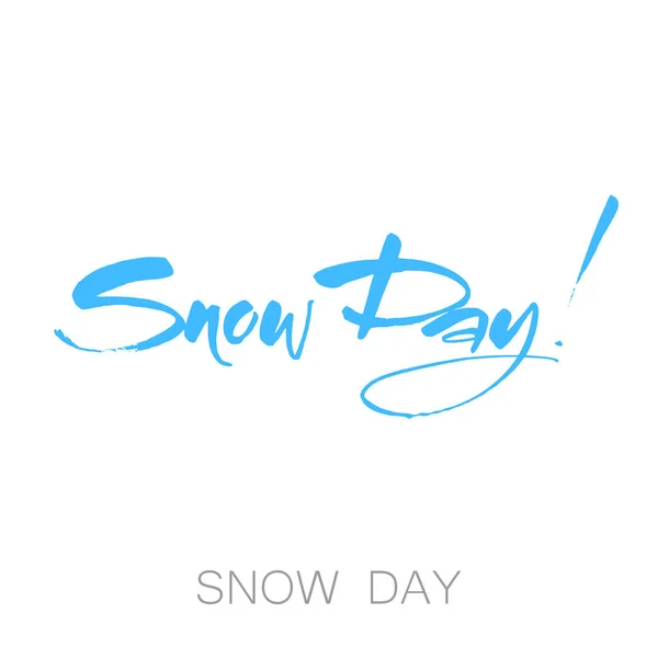 Światowy dzień śniegu — Wektor stockowy