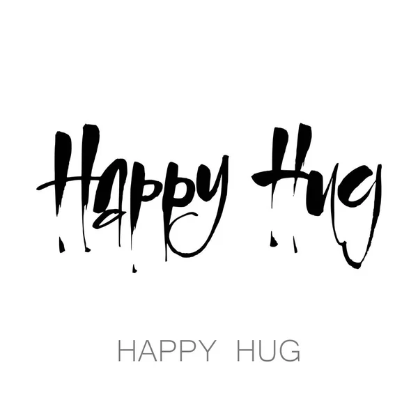Hug Day. Literowanie. Ilustracja wektorowa. — Wektor stockowy
