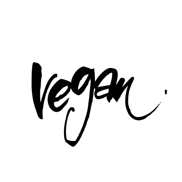 Plantilla de letras veganas — Archivo Imágenes Vectoriales