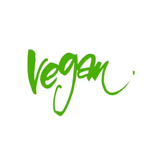 Vegan написи шаблон — стоковий вектор