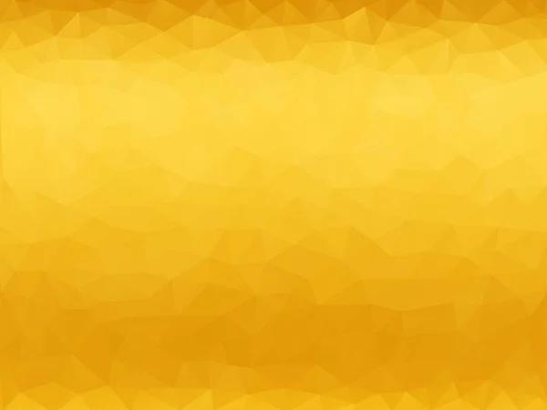 Yellow polygonal background — Stock Vector