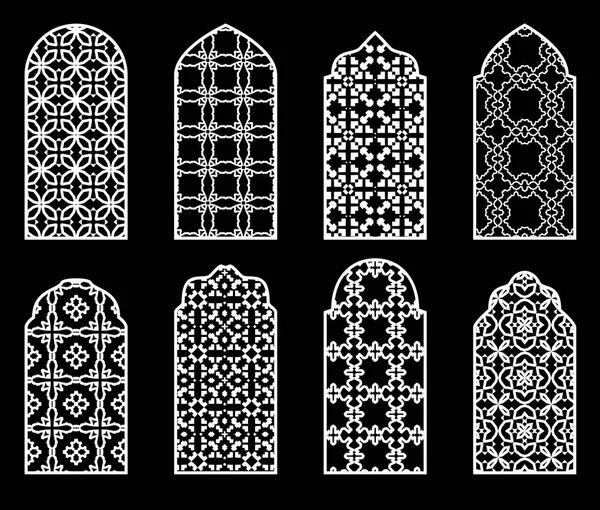 Traditional arabic window — Stock Vector
