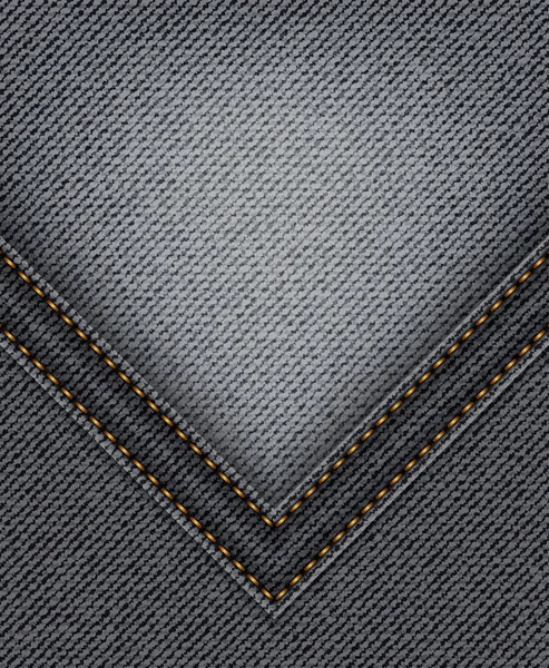 Jeans noirs avec angle — Image vectorielle