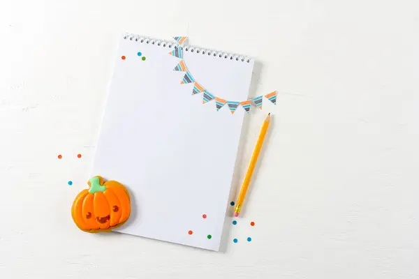 Galletas de jengibre divertidas para Halloween — Foto de Stock