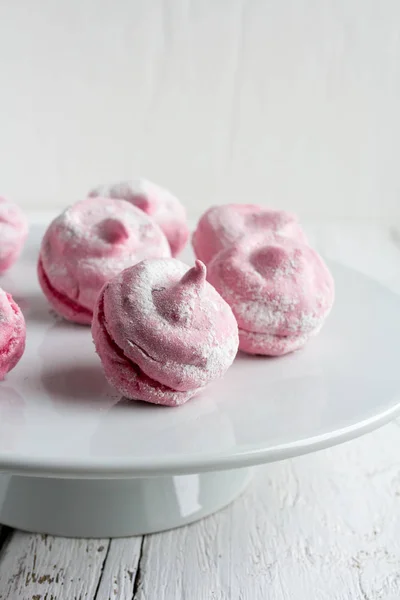 Ribes di marshmallow rosa fatto in casa - zephyr — Foto Stock