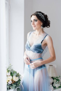 Boudoir gelinin sabah