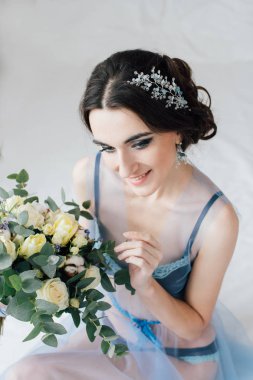 Boudoir gelinin sabah