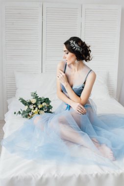 Boudoir gelinin sabah