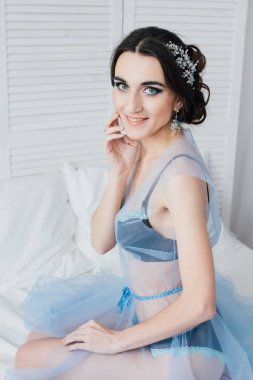 Boudoir gelinin sabah