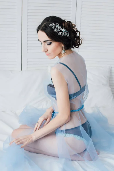 Boudoir gelinin sabah