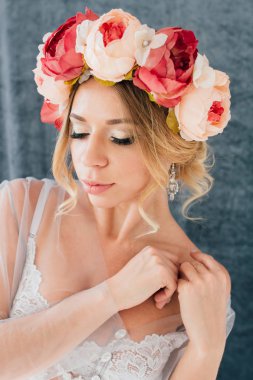 Boudoir gelinin sabah