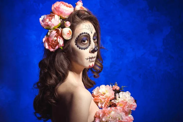 Santa Muerte 'nin Cadılar Bayramı makyajcısı