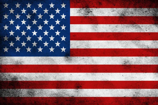 Grunge Amerikaanse vlag achtergrond — Stockfoto