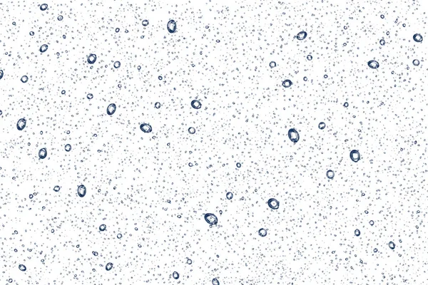 在白色的背景分离的泡泡水 — 图库照片