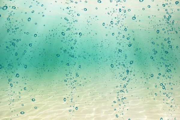 Meeresboden mit blauem Wasser Welle Splash Hintergrund — Stockfoto