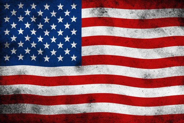 Grunge Amerikaanse vlag achtergrond — Stockfoto