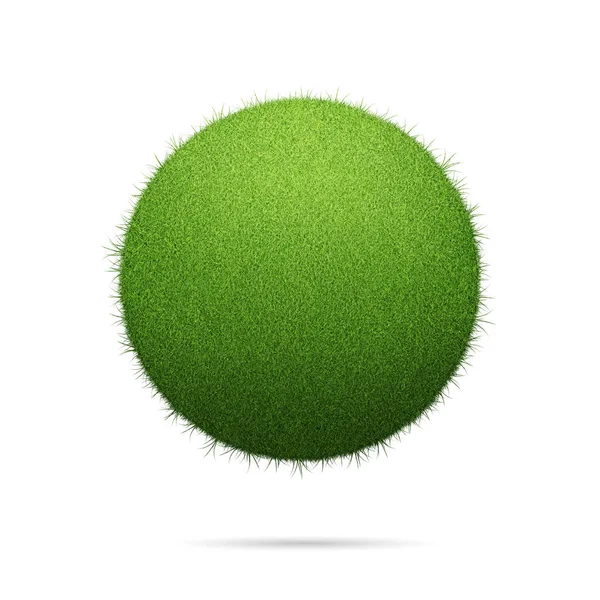 Grass ball na białym tle nad białym tle — Zdjęcie stockowe