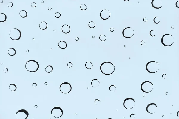 Vatten droppar på glas bakgrund — Stockfoto