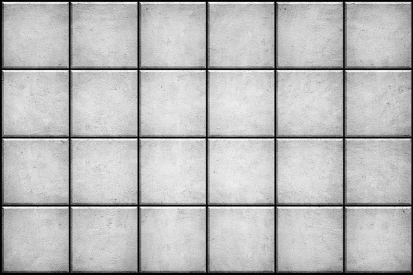 Boş beton beyaz duvar doku arka plan döşenir