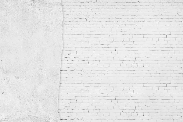 古いれんが造りの白い石壁の背景 — ストック写真