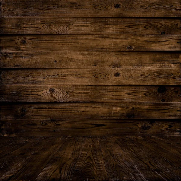 Brunt trä textur med naturliga mönster bakgrund — Stockfoto