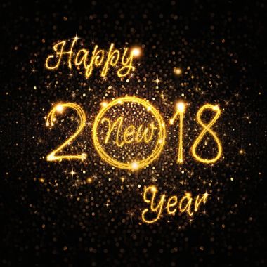 Şekiller 2018 yeni yıl kıvılcım. Tatil resim