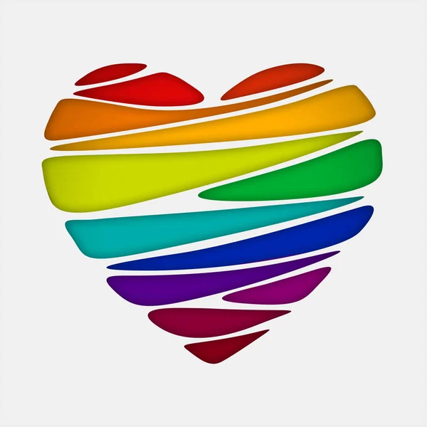 Αφηρημένη καρδιά σχήμα χρώμα φόντου. Κάρτα ημέρα του Αγίου Βαλεντίνου — Φωτογραφία Αρχείου