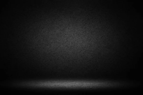 Dark room with concrete floor and wall background — Stock Photo, Image