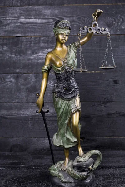 The Statue of Justice - lady justice or Iustitia / Justitia the
