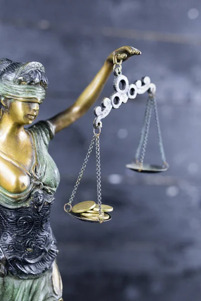 The Statue of Justice - lady justice or Iustitia / Justitia the