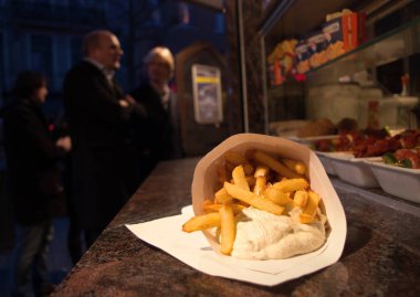 Belgian fries in Brussels