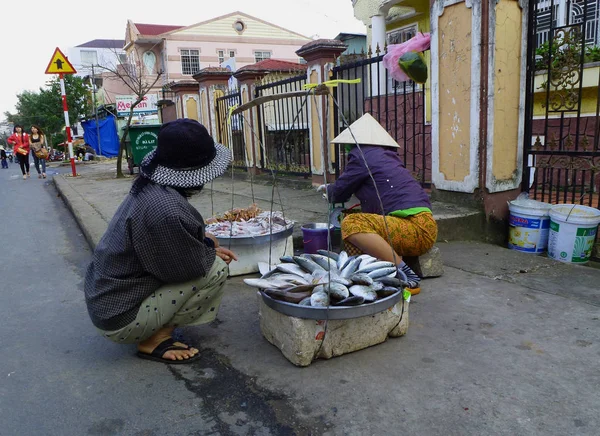 魚市場通り — ストック写真