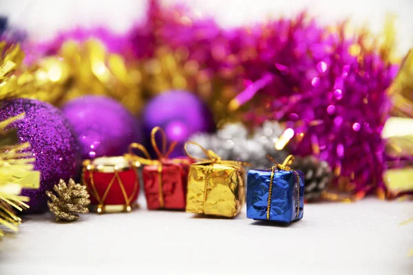 Tatil hediye ve dekorasyon — Stok fotoğraf