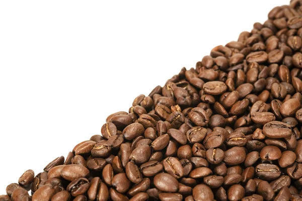Diagonaler Hintergrund des Kaffees — Stockfoto