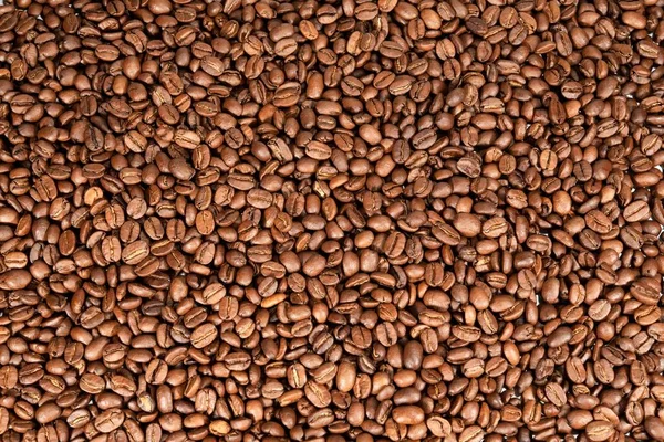 Fond de grains grains de café torréfié — Photo