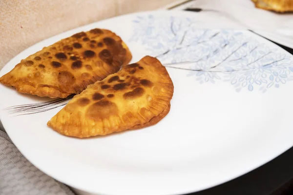 Comida rápida em um prato — Fotografia de Stock