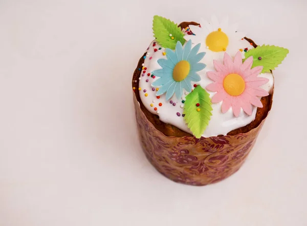 Magdalena Festiva Decorada Con Galletas Forma Flores — Foto de Stock